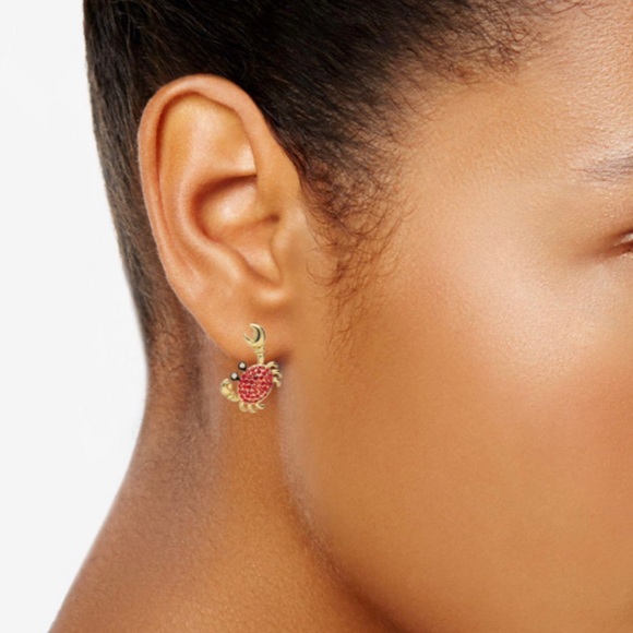 🆕 🦀 Kate Spade ♠️ New York Shore Thing Crab Earrings NWT New! - Picture 6 of 11